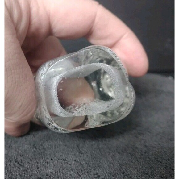 Art Glass Polar Bear Paperweight Sweden Clear Controlled Small Bubbles - Picture 2 of 8